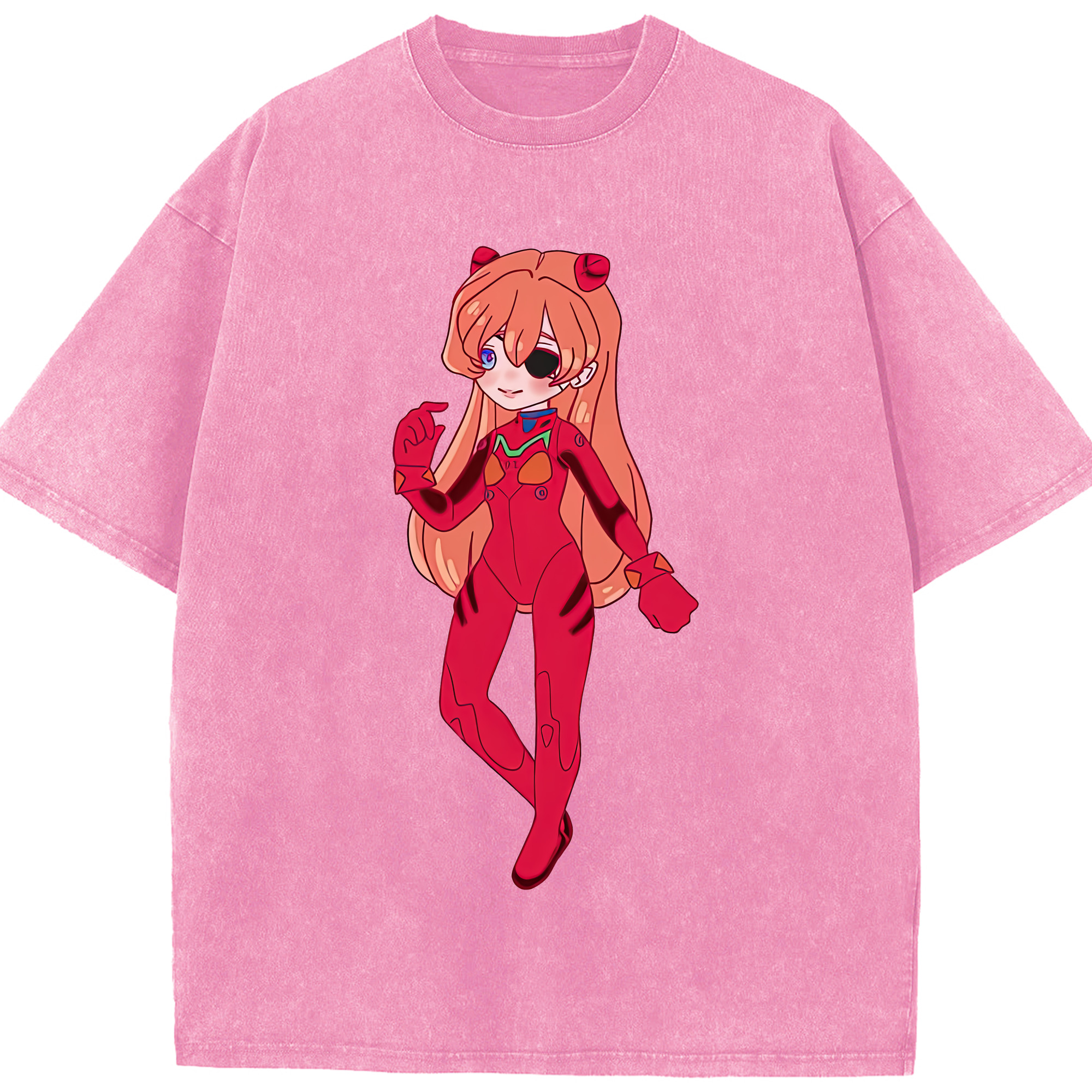 （画像用） EVA 新世紀エヴァンゲリオン 綿100% ヴィンテージ風 半袖Tシャツ（フロントプリント）